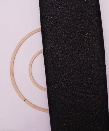 black small heavy sequin net fabric o132 5683